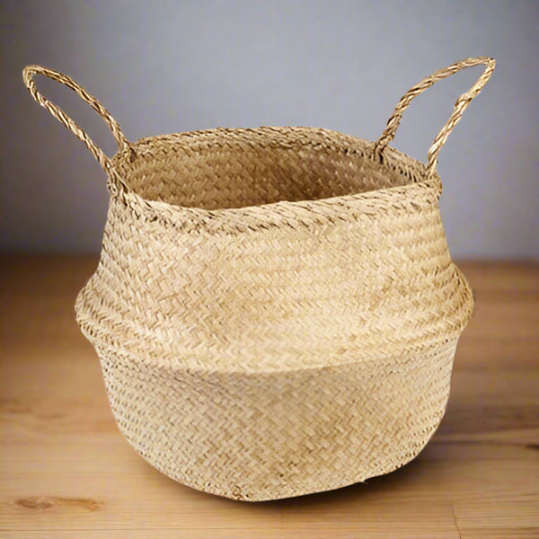 Natural Seagrass Belly Basket